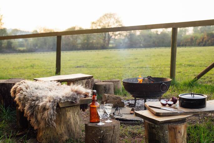 Firepit area