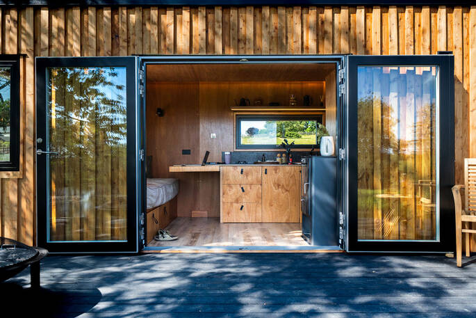 Open plan  layout inside