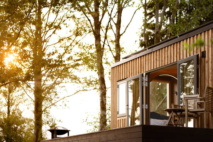 Sunset from the cabin