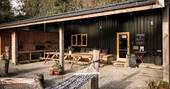 One Cat Farm - communal barn with kitchen, Ceredigion, Wales