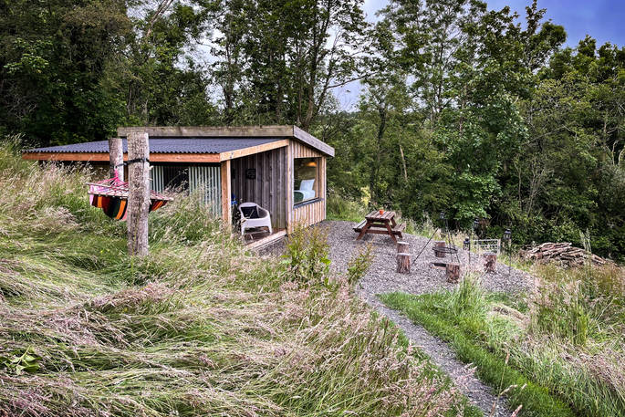 The Lookout cabin, One Cat Farm, Ceredigion, Wales