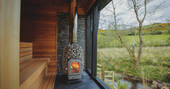 Sauna and woodburner