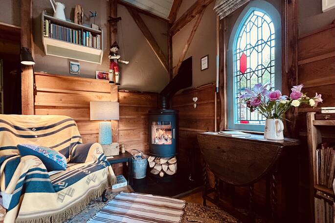 Interior reading nook