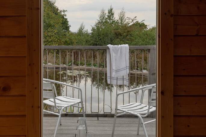 View from the sauna