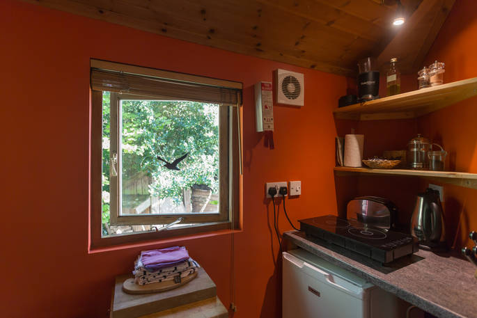 the cabin kitchen