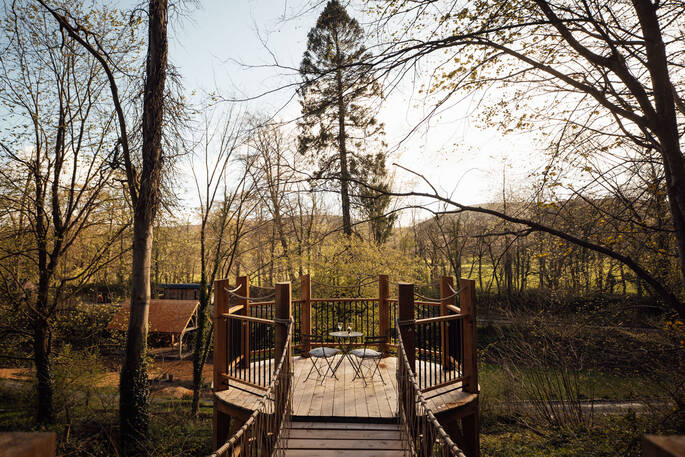 View from the outdoor seating area