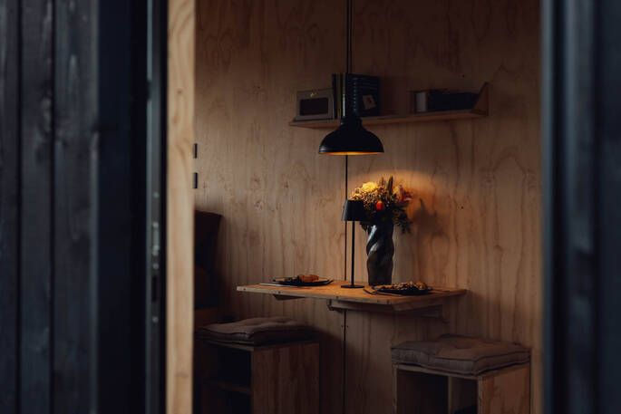 Dining area inside
