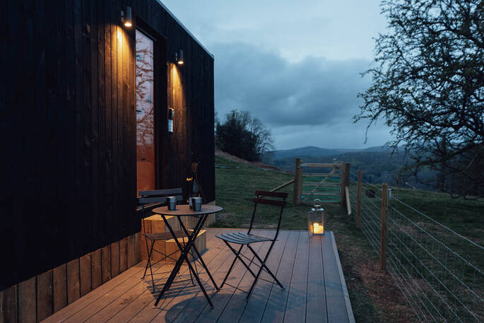 Evening front porch