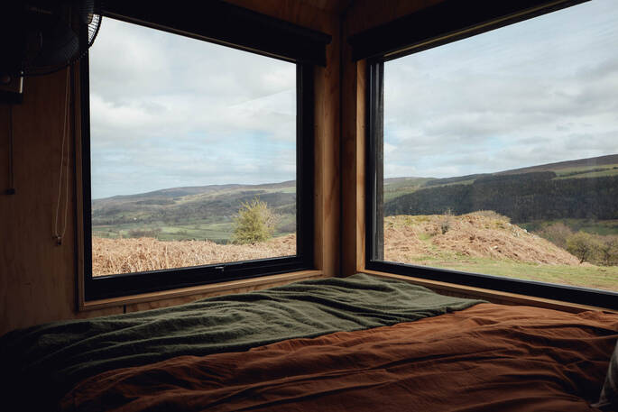 View from the bed