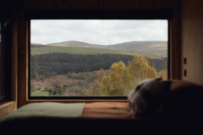 View from the cabin