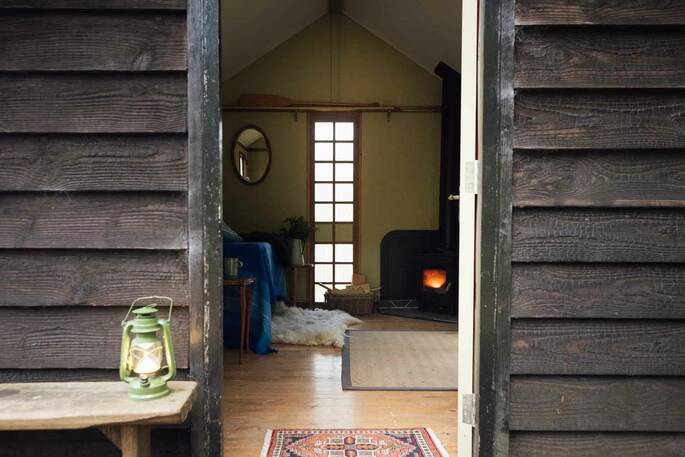 Caban y Coed entrance