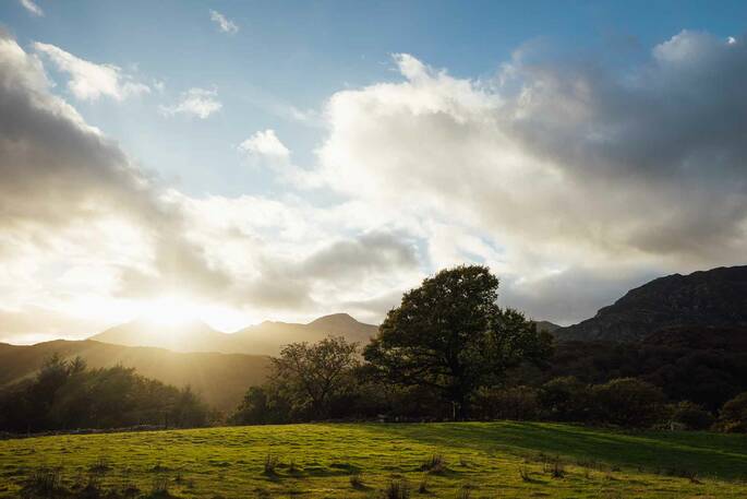Caban y Coed surrounding area