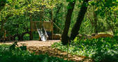 Playground area at Penhein Glamping in Monmouthshire