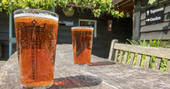 Kingstone ale, pint, outdoors, wales