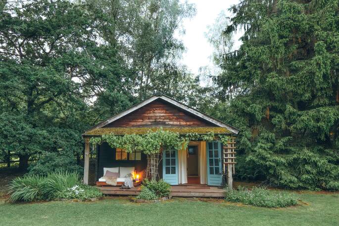 Hop Cabin front exterior