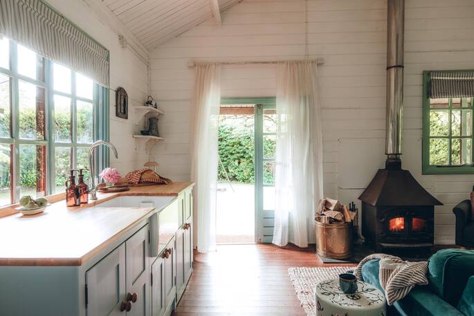 Open plan interior