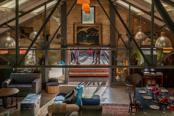 Pavilion Living area