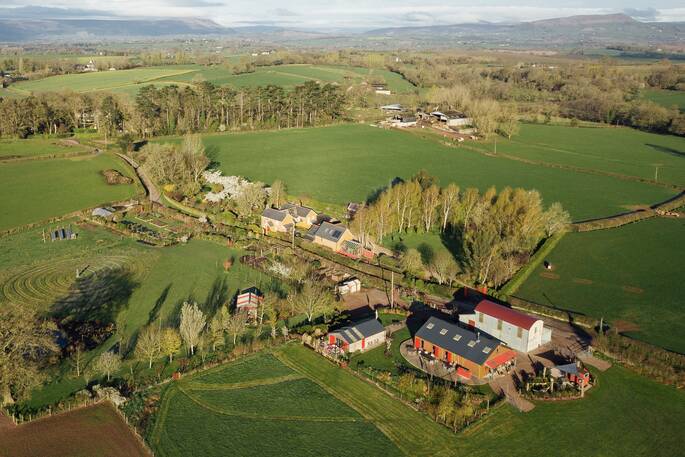 View of estate from above
