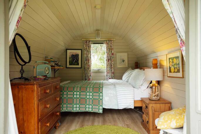 Bedroom with a double bed