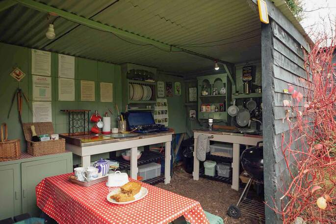 Kitchen hut