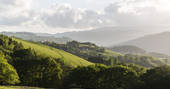 Views from Beudy Banc of Powys in Wales