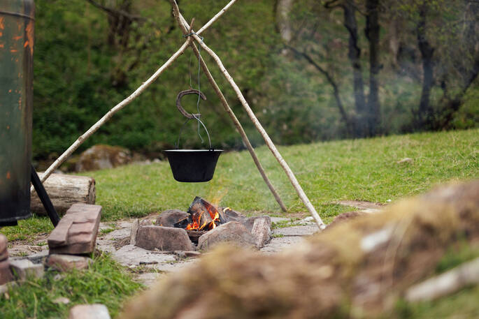 Firepit cooking