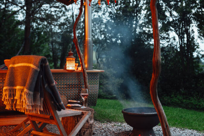 The Sleepout firepit