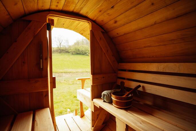 View from sauna