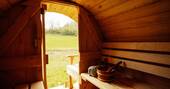 View from sauna