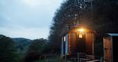 Yarrow Hut in the evening