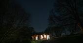 A starry night at Straw Cottage - the perfect spot for star-gazing in Powys, Wales