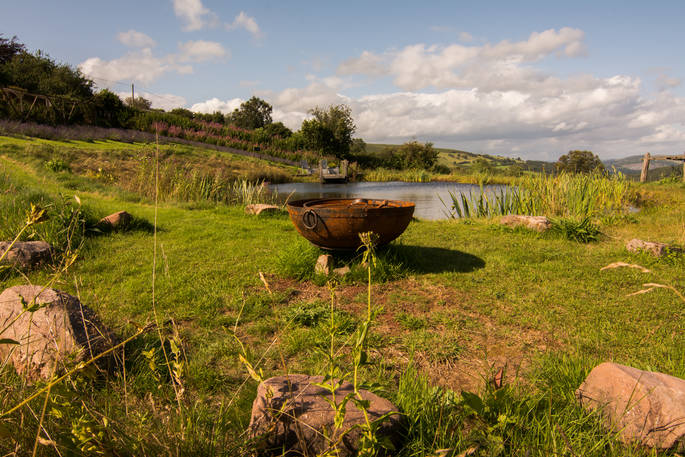 Pantechnicon Powys at Welsh Lavender in Powys 