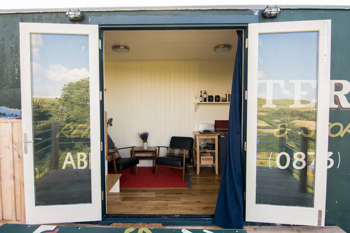 Pantechnicon Powys at Welsh Lavender in Powys 