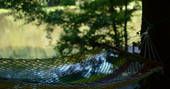 Outdoor hammock in GoGreen holidays, Saint Priest Les Fougeres, Dordogne, France