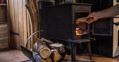 Stoke up the wood-burner at Poacher's Cabin in Dordogne, France