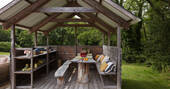 Outdoor dining table