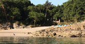 Walk down to the beach and enjoy the sun at Bot-Conan Lodge in France