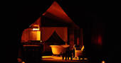 faru safari tent night