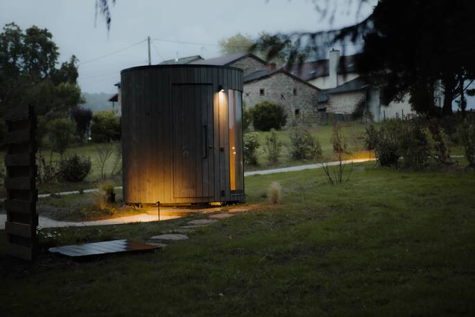 Shared sauna on site