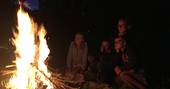 Campfire at Cabane de Salagnac Cèdre Blanc, Corrèze