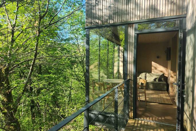 Entrance to the cabin