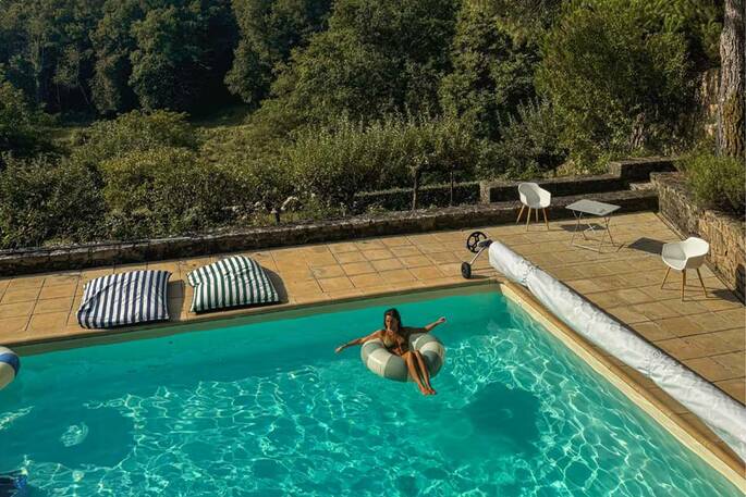 Piscine - Cabanes de Salagnac @solenn_lpgt