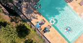 Pool Aerial view