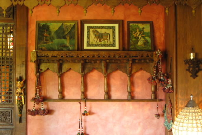 Interior decor at The Nomadic Princess, Tower in Rhône