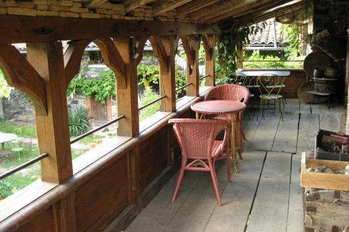 Terrace at The Nomadic Princess, Tower in Rhône