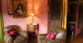Comfortable armchairs at The Nomadic Princess, La Serve, France