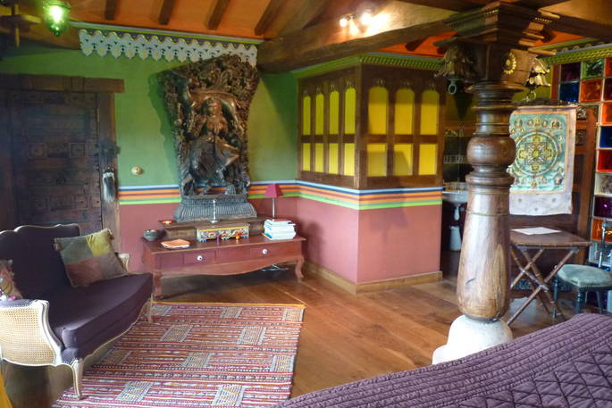 Beautiful interiors at La Serve, France