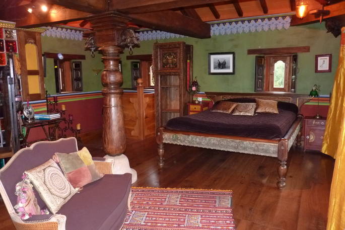 Rustic and charming interiors at La Serve in France