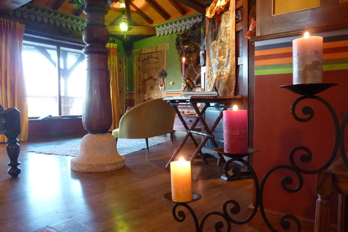 Candles lit at La Serve in France