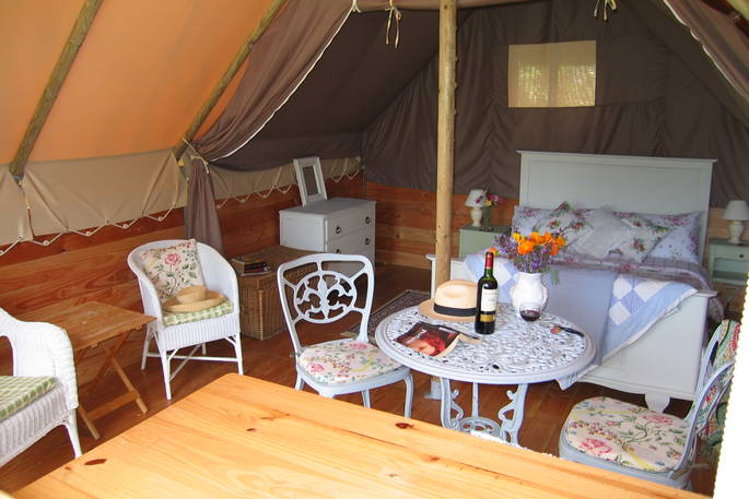 orchid lodge tent the good life in france interior